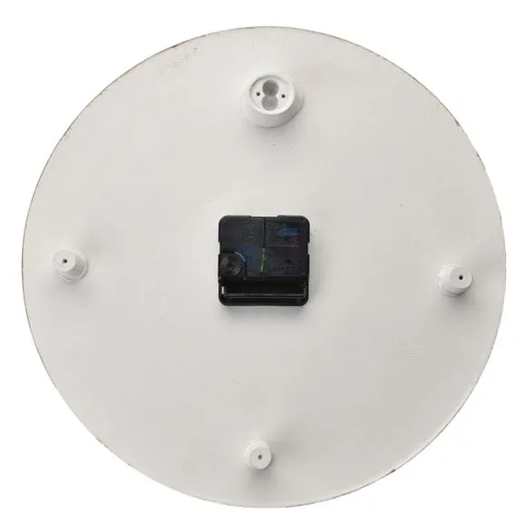 Round Wall Clock with Baton Markings - Mushroom, Resin