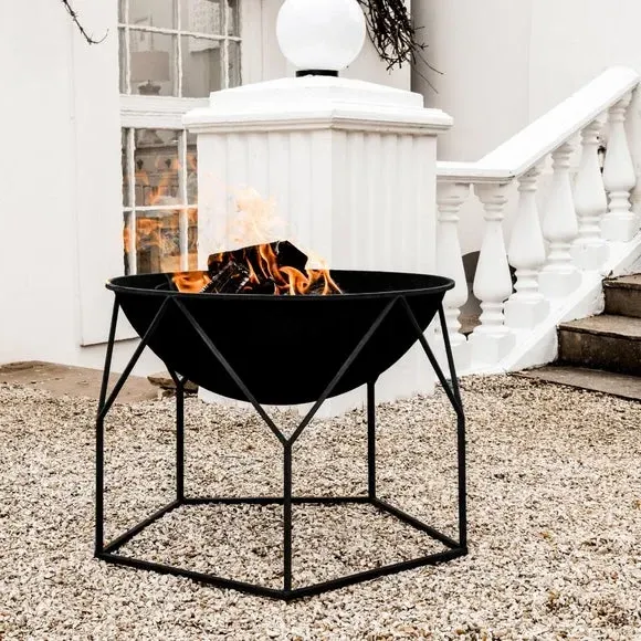 Buckingham Fire Bowl - Black, Iron