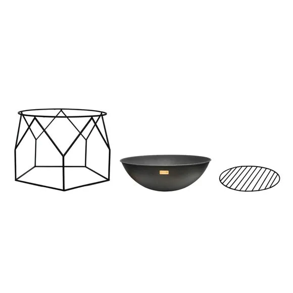 Buckingham Fire Bowl - Black, Iron