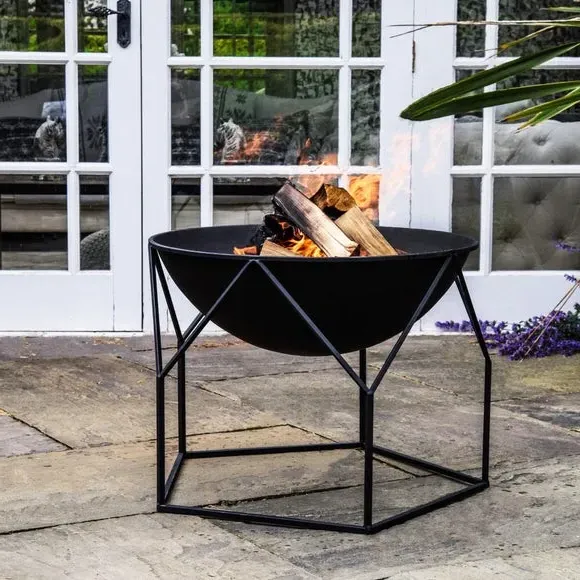 Buckingham Fire Bowl - Black, Iron image