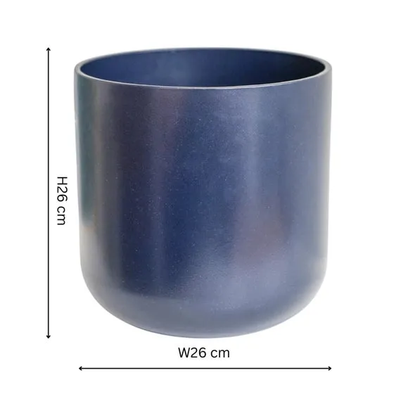 Ceramic Plant Pot - Navy, Ceramic
