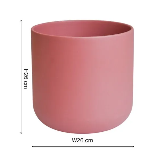 Ceramic Plant Pot - Pink, Ceramic