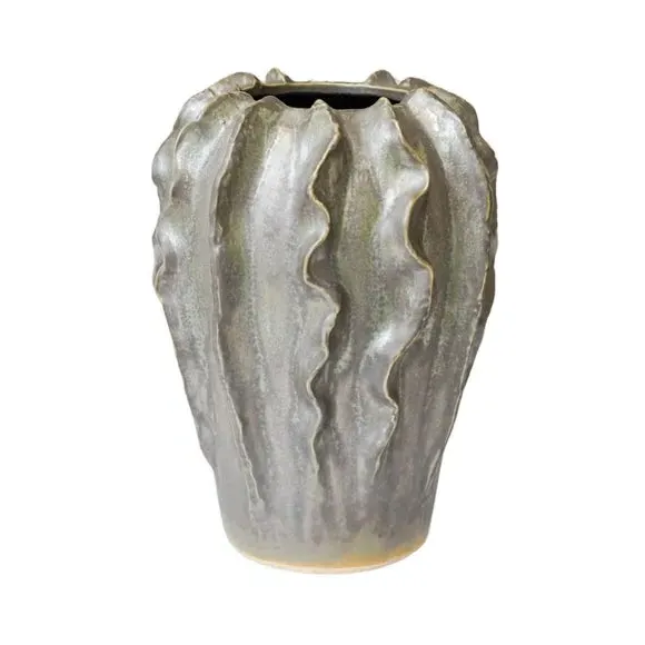 Coral Reef Ceramic Vase - Green, Ceramic
