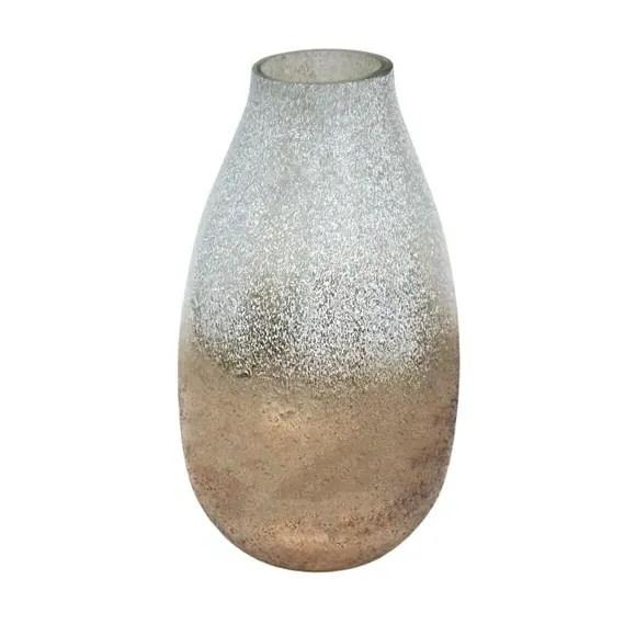 Frosted Glass Vase - Gold image