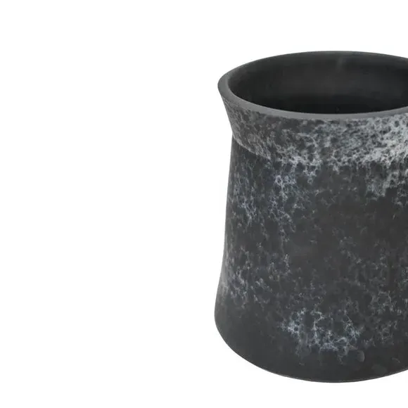 Hand-Thrown Plant Pot - Grey, Ceramic