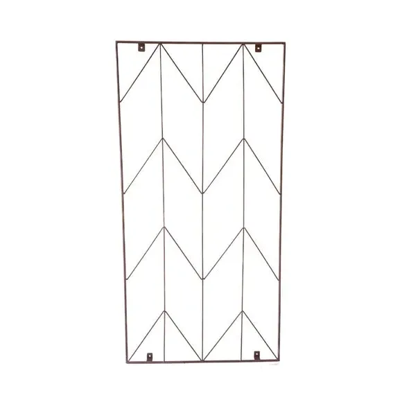 Herringbone Garden Trellis - Bronze, Metal