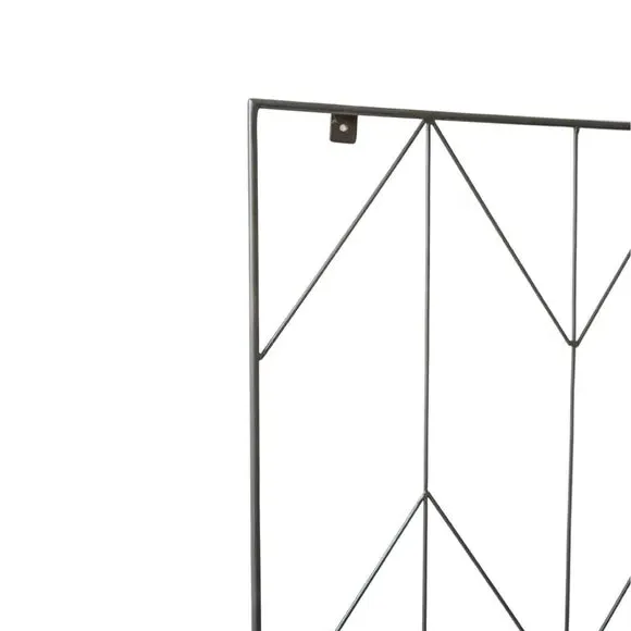 Herringbone Garden Trellis - Zinc, Metal