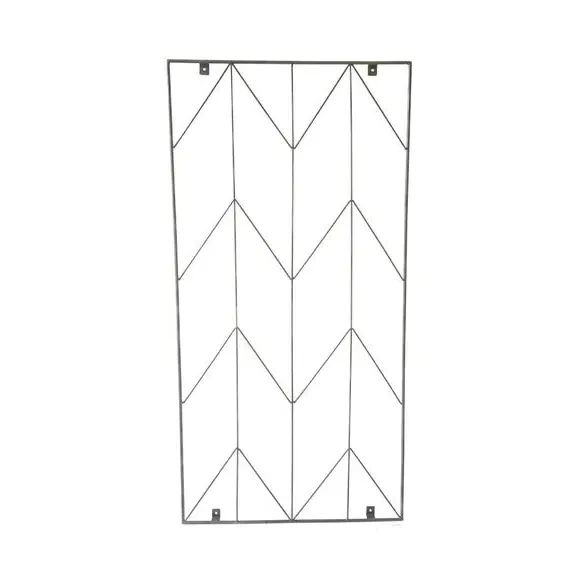 Herringbone Garden Trellis - Zinc, Metal