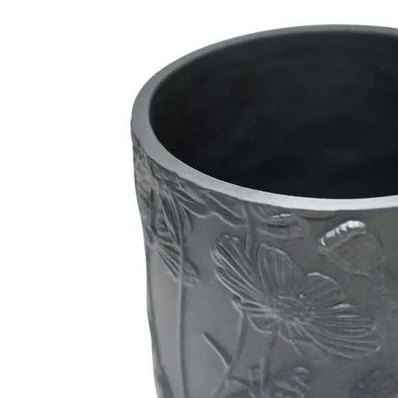 Meadow Plant Pot - Grey, Stoneware