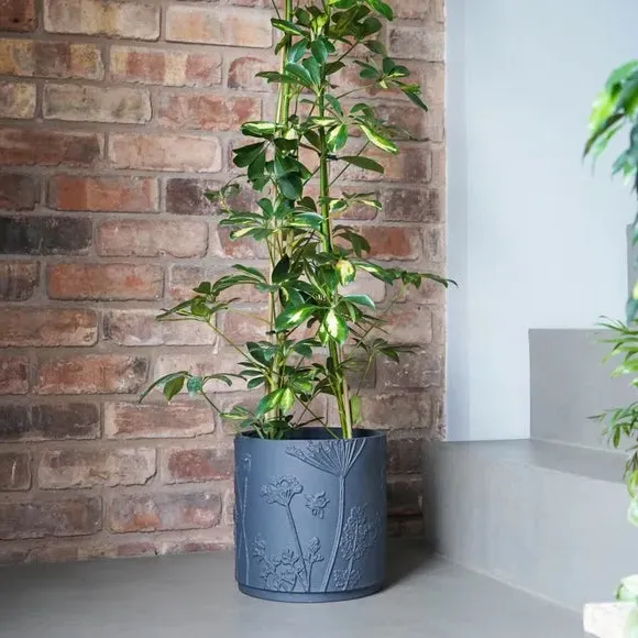 Meadow Plant Pot - Grey, Stoneware image