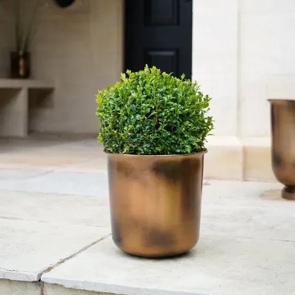 Metal Plant Pot - Copper
