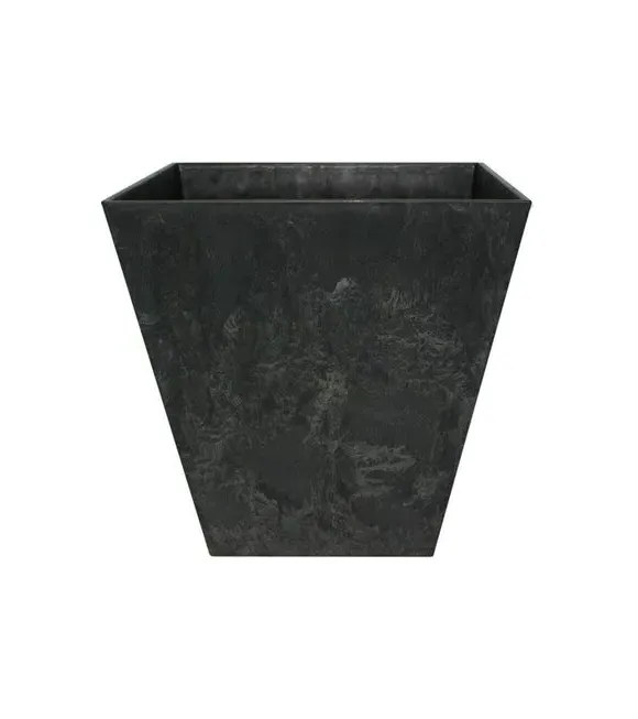 Plant Pot with Drainage - Black, Artstone image