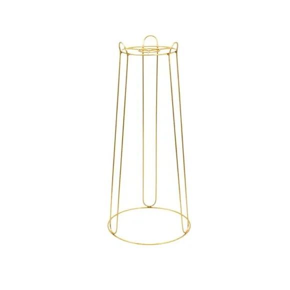 Plant Stand Contemporary Design - Gold, Iron