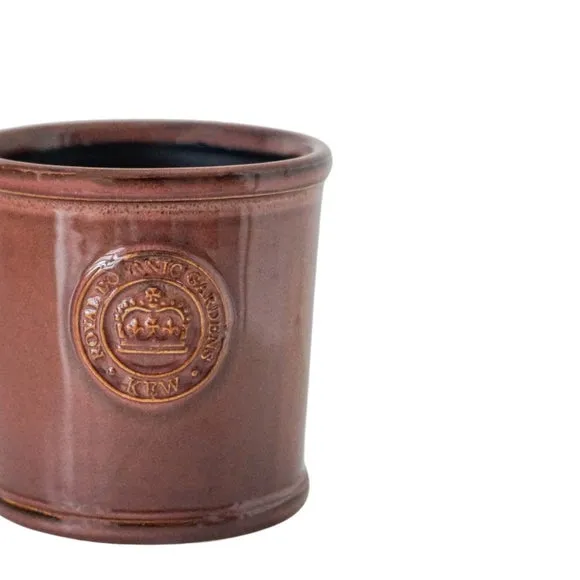 Reactive Glaze Plant Pot - Purple, Ceramic