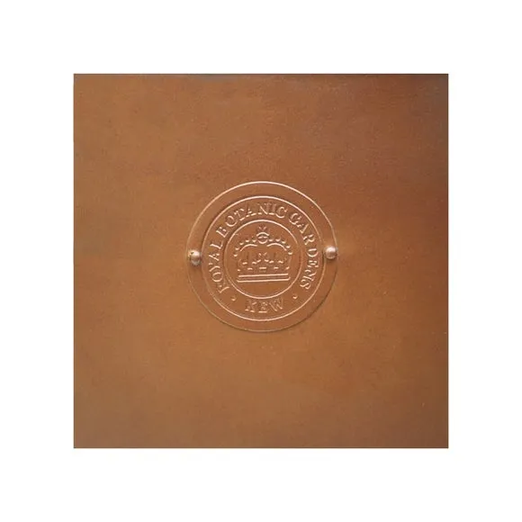 Rectangle Outdoor Planter with Tray - Copper