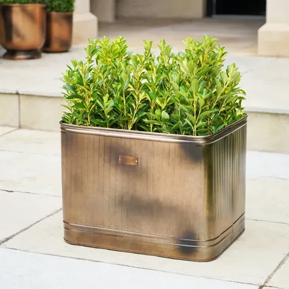Rectangular Planter - Copper image
