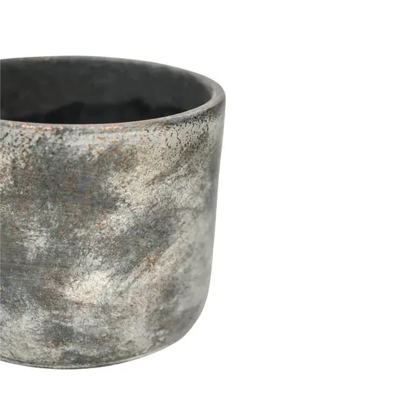 Round Plant Pot with Waterproof - Earth, Ceramic