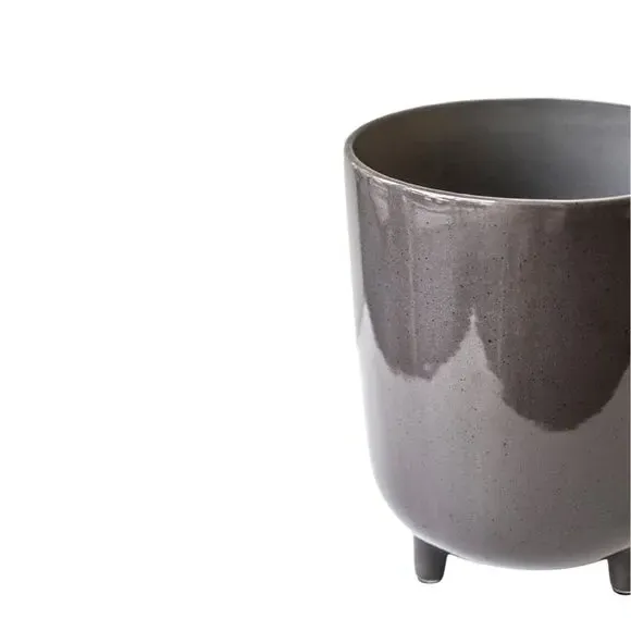 Speckled Plant Pot - Grey
