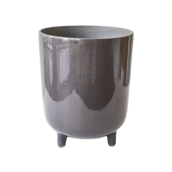 Speckled Plant Pot - Grey image