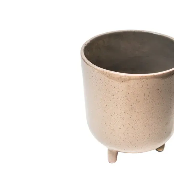Speckled Plant Pot - Oatmeal