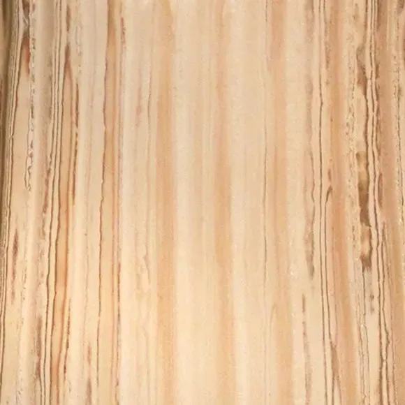 Tall Ribbed Vase - Apricot