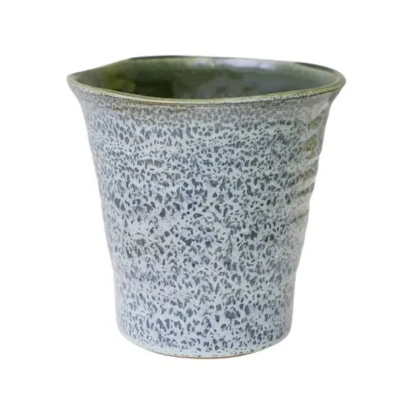 Tapered Plant Pot - Blue, Terracotta image