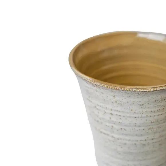 Tapered Plant Pot - Cream, Terracotta