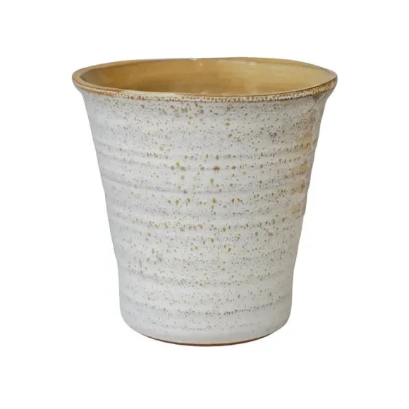 Tapered Plant Pot - Cream, Terracotta