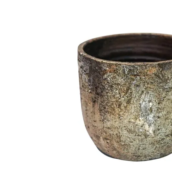 Textured Plant Pot - Natural, Ceramic