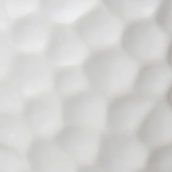 Textured Plant Pot - White, Ceramic