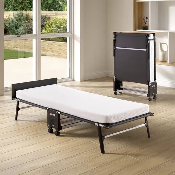 Rollaway Folding Bed with Memory Foam - White image
