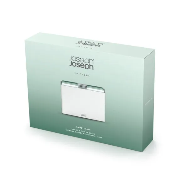 4-Piece Chopping Board Set with Case - Sage