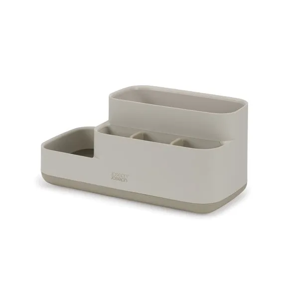 Bathroom Caddy with Compartments - Ecru