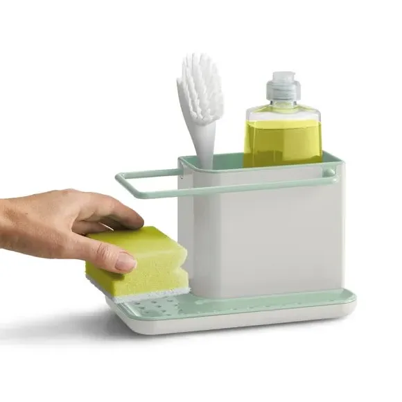 Sink Caddy with Draining Plate - Stone