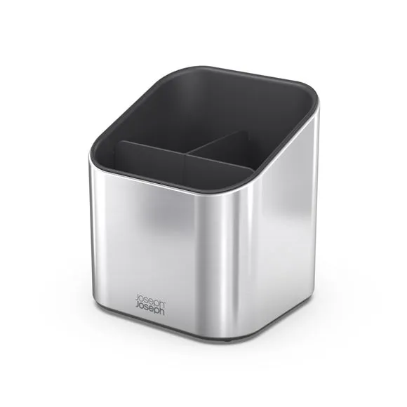 Tiered Utensil Pot - Grey, Stainless Steel