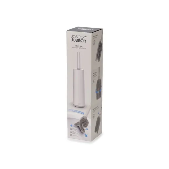 Toilet Brush with Flexible Head - Ecru