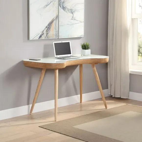 Desk with Storage Drawer - Oak, Wood Veneer