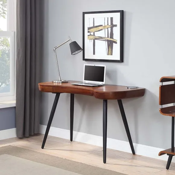 Desk with Storage Drawer - Walnut, Wood Veneer