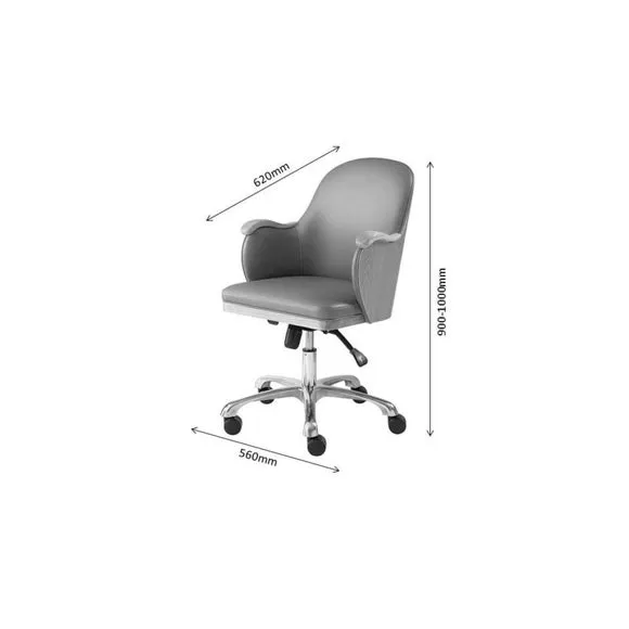 Office Chair with Tilt Mechanism - Walnut