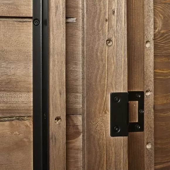 2-Door Wardrobe with Drawer - Pine