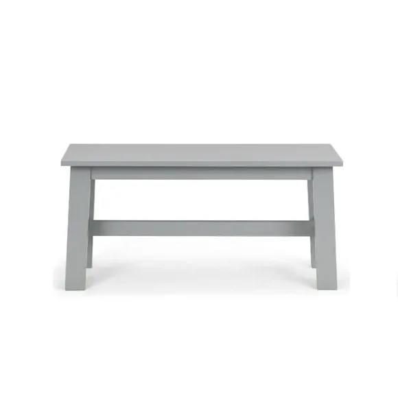 2-Seater Dining Bench - Grey, Lacquered