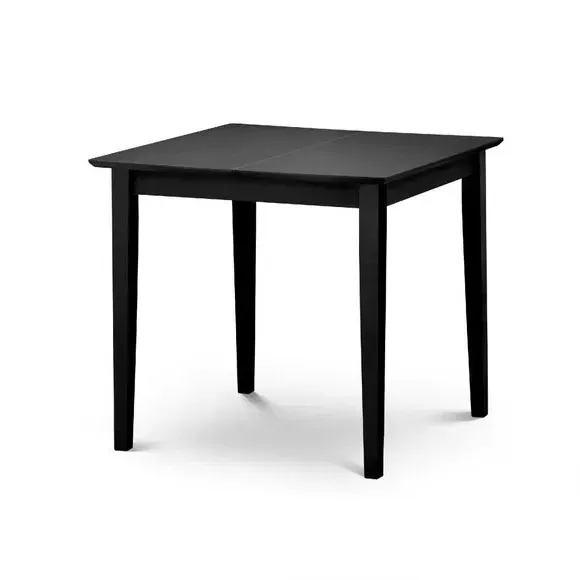 4-6 Seater Extendable Dining Table - Black