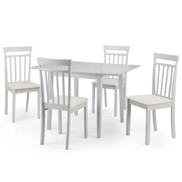 4-6 Seater Extendable Dining Table - Grey