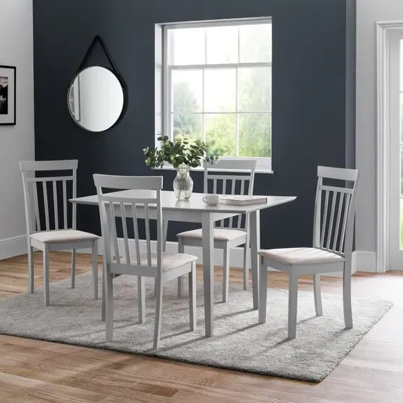 4-6 Seater Extendable Dining Table - Grey