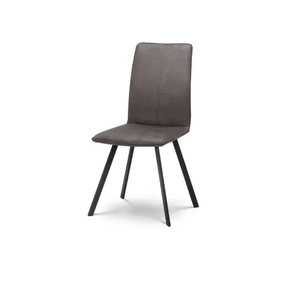 4-Seater Dining Set with Bench - Grey, Metal