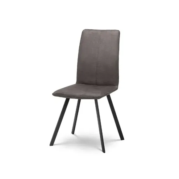 4-Seater Dining Set with Bench - Walnut, Metal