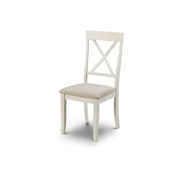 4-Seater Dining Set with Chairs - Ivory, Wood