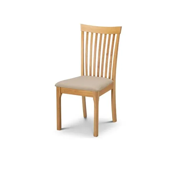 4-Seater Dining Set with Chairs - Oak Veneer