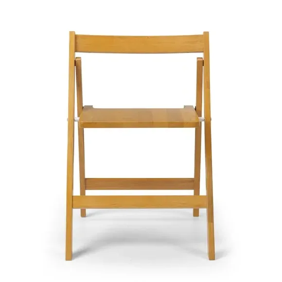 4-Seater Dining Set with Storage - Oak, Rubberwood