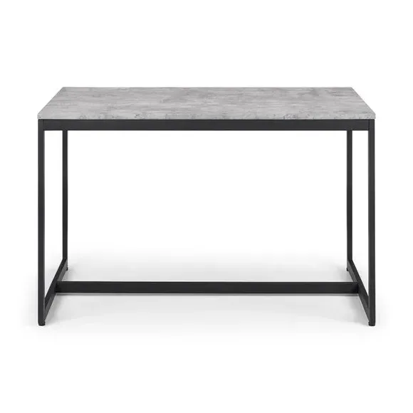 4-Seater Dining Table - Grey, Concrete Effect